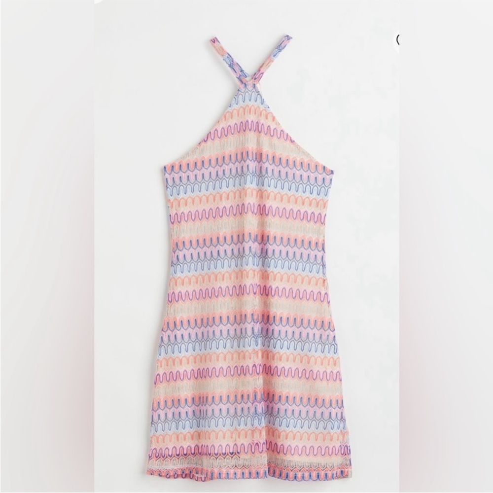 H&M Multicolored Halter Dress